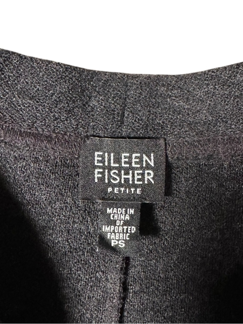 EILEEN FISHER Boiled Wool Midi Flared Skirt in charcoal - Picture 7 of 8